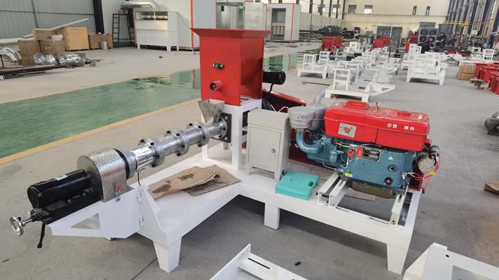 small scale vannamei shrimp twin screw extruder machine in the Philippines